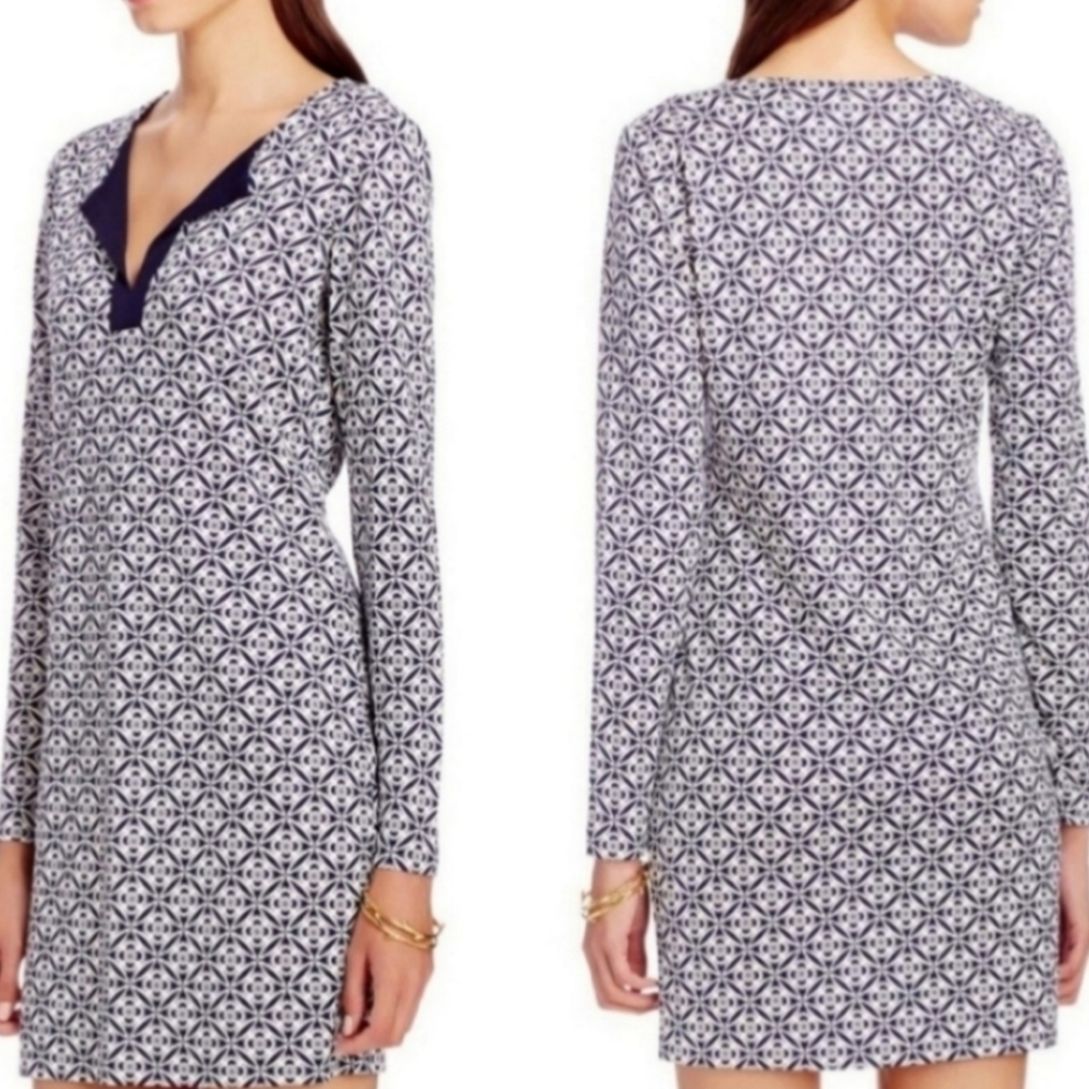 Diane Von Furstenberg Reina 100% Silk Shift Dress Size 6